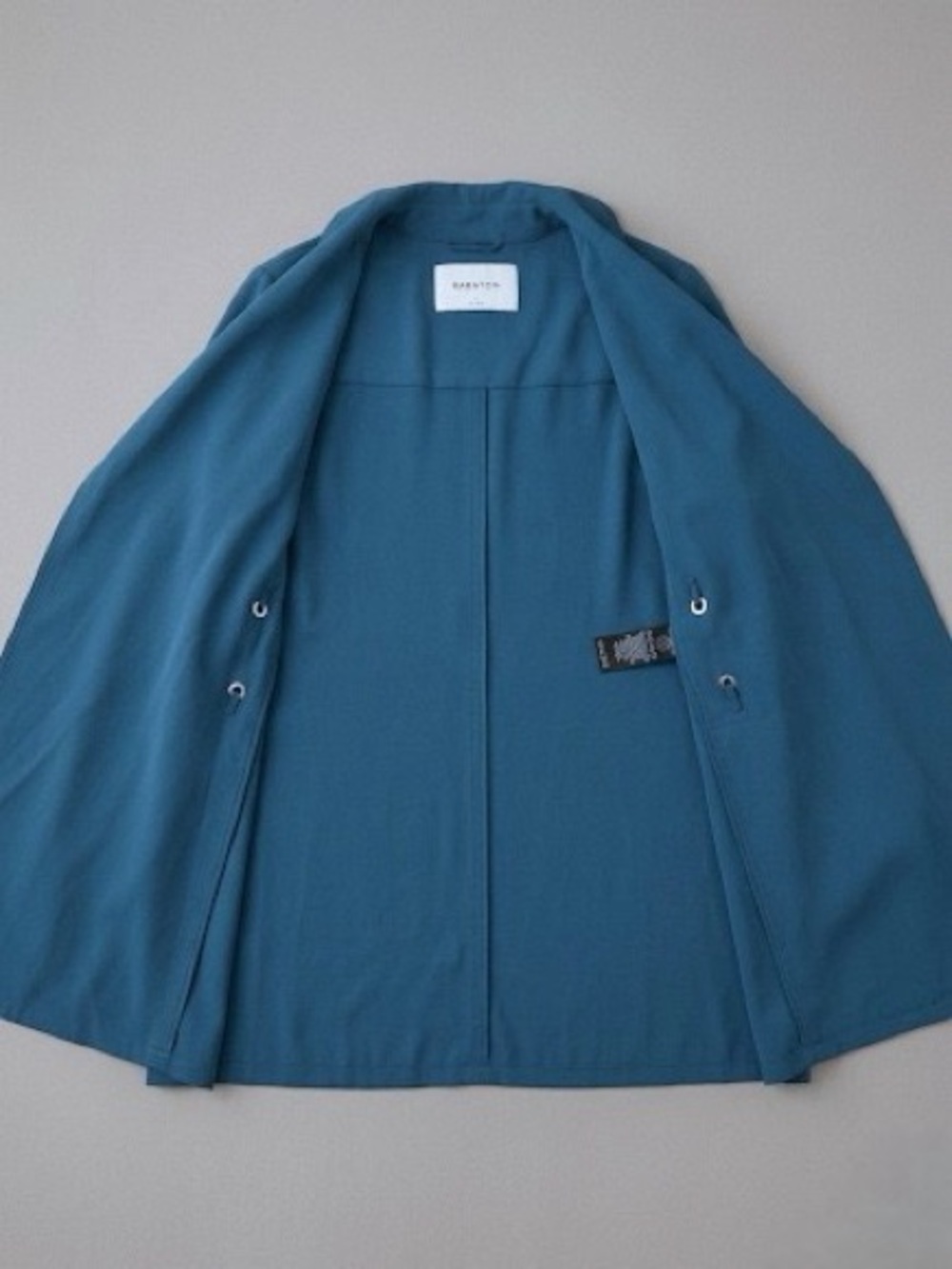 Aritzia Babaton Kahlo Mid-Length Belted Blazer Jacket Blue Teal NWT Size S - Picture 7 of 15